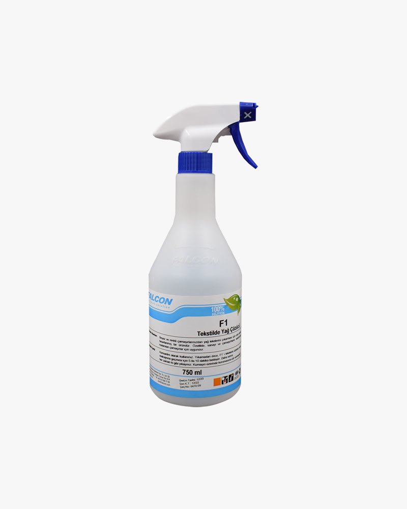 F1 TEKSTİL YAĞ ÇÖZÜCÜ 750 ML.