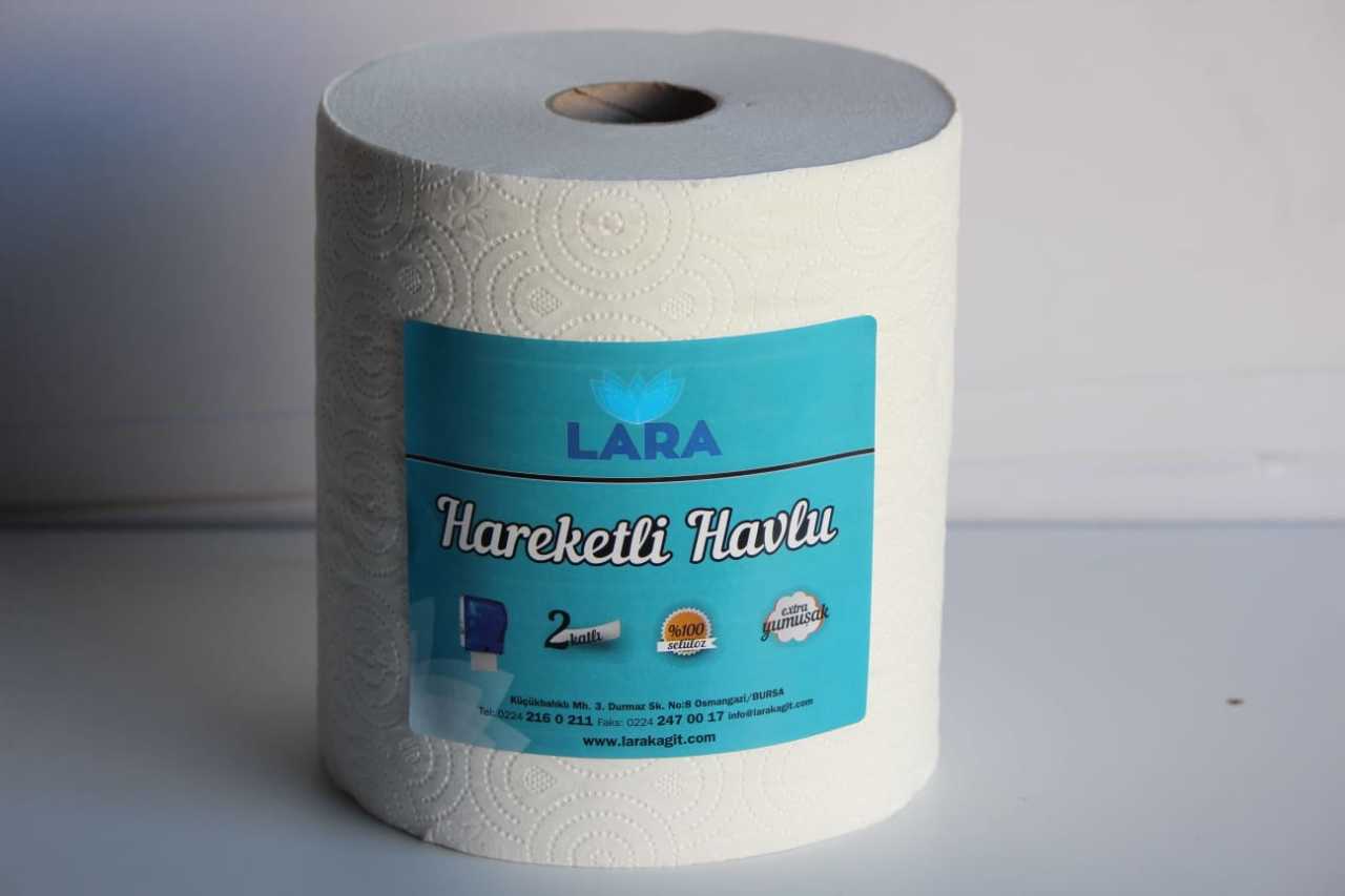 LARA HAREKETLİ HAVLU 4 KG-KOLİ İÇİ 6 LI